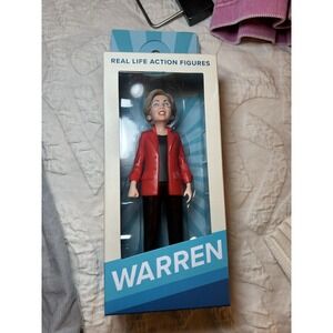 Elizabeth warren Real Life Action Figure 6" Artwork Mike Leavitt